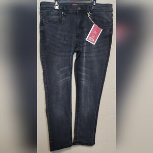 Indigo & Chino Men's Super Stretch Black Jeans Size 34 X 28